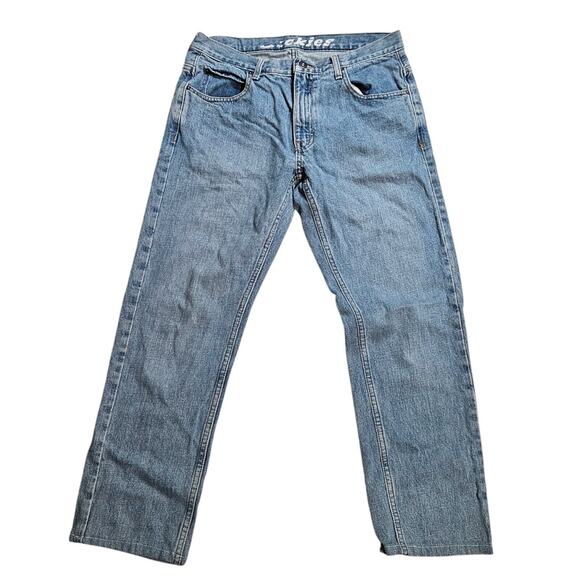 Dickies Denim Jeans - Blue Wash Color - Casual Slim Fit Pants - Mens 32x30 - Picture 1 of 14